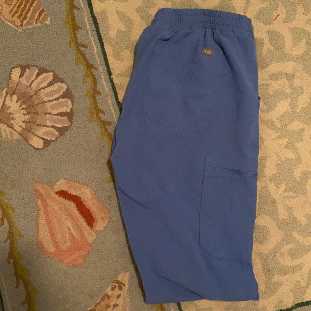Figs Yola Blue Scrub Pants